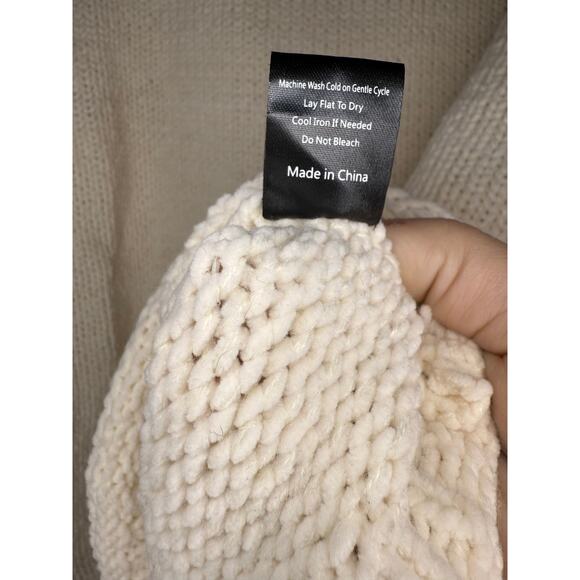 POL Chenille Granny Squares Sweater Women's Size M - Picture 3 of 6